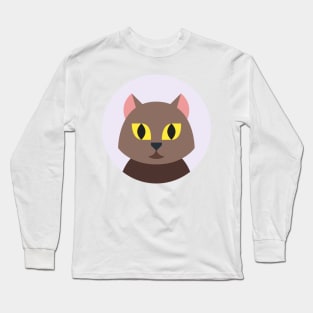 Cat Lover Pattern Long Sleeve T-Shirt